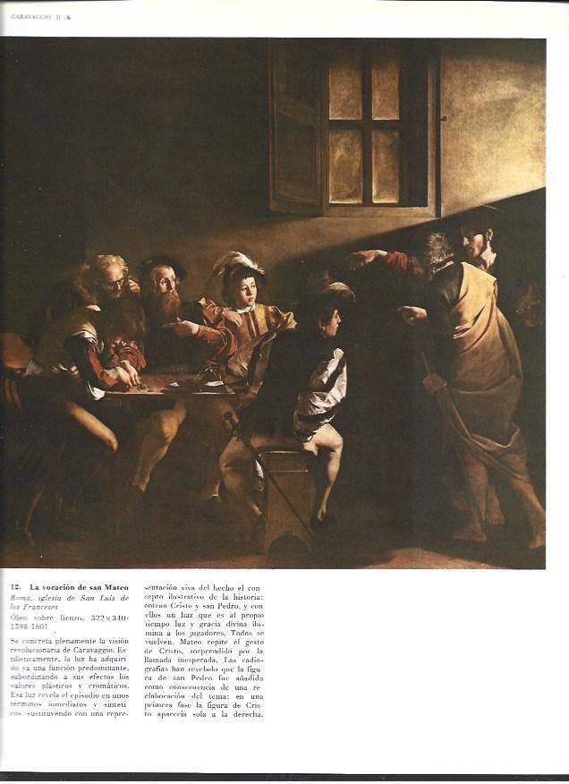 LAMINA 40345: La vocacion de San Mateo, por Caravaggio