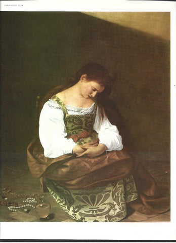 LAMINA 40343: Magdalena, por Caravaggio