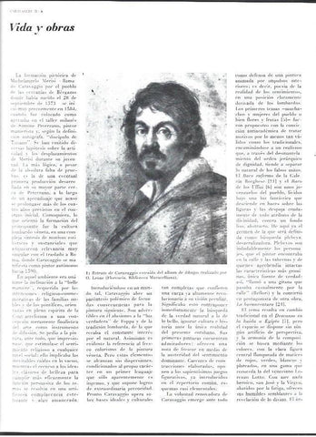 LAMINA 40340: Retrato de Caravaggio, por Leone