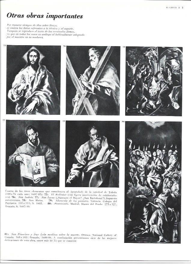 LAMINA 40338: Obras de El Greco