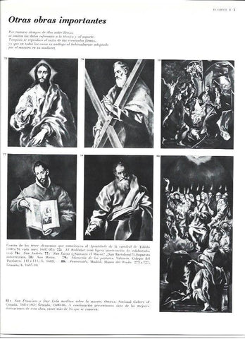 LAMINA 40338: Obras de El Greco