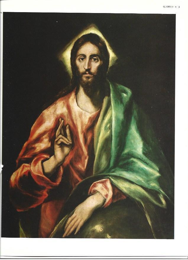 LAMINA 40336: El Redentor,por El Greco