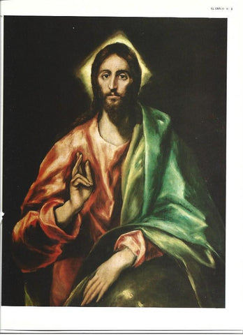LAMINA 40336: El Redentor,por El Greco
