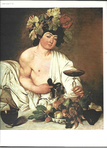LAMINA 40342: Baco, por Caravaggio