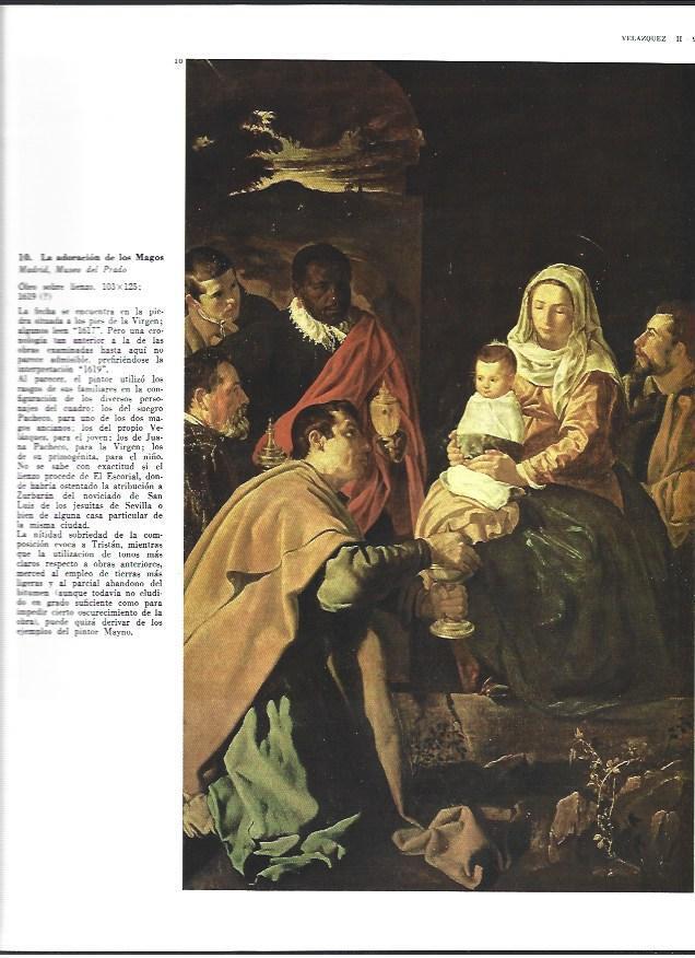 LAMINA 40374: La adoracion de los magos, por Velazquez