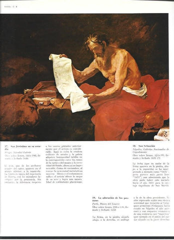 LAMINA 40368: San Jeronimo en su estudio, por Ribera