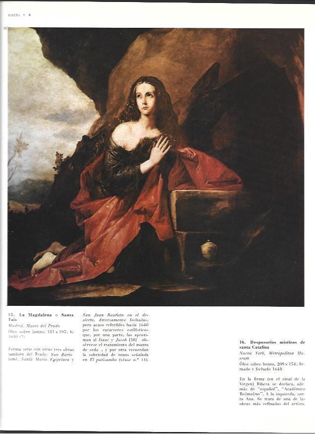 LAMINA 40367: La Magdalena o Santa Tais, por Ribera