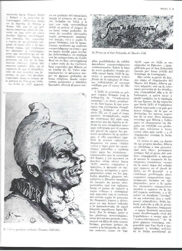 LAMINA 40362: Cabeza grotesca, por Ribera