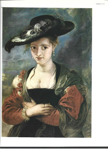 LAMINA 40357: Retrato de Susana Fourment o El sombrero de paja, por Rubens