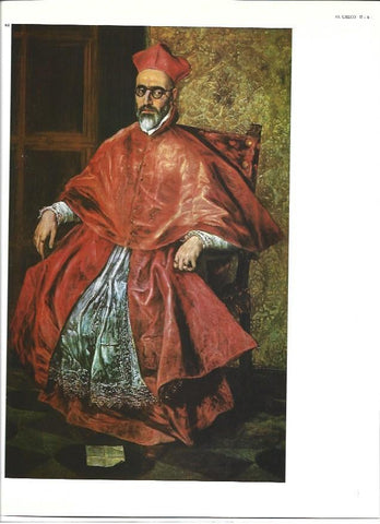 LAMINA 40332: El Cardenal Niño de Guevara, por El Greco