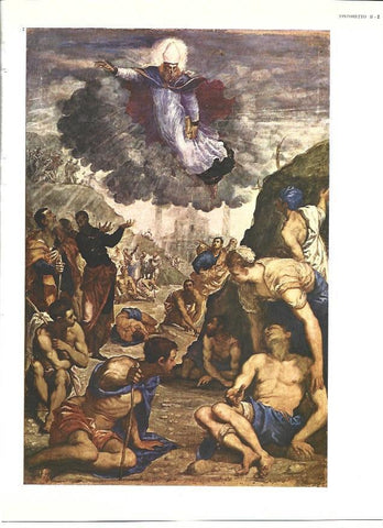 LAMINA 40301: San Agustin curando a los cojos, por Tintoretto
