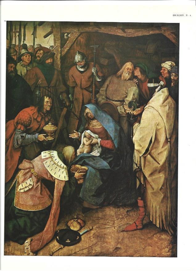 LAMINA 40292: Adoracion de los Magos, por Brueghel