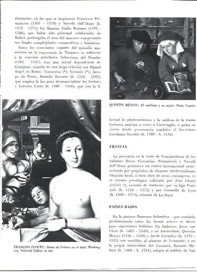 LAMINA 40288: Diana de Poitiers en el baño, por Clouet