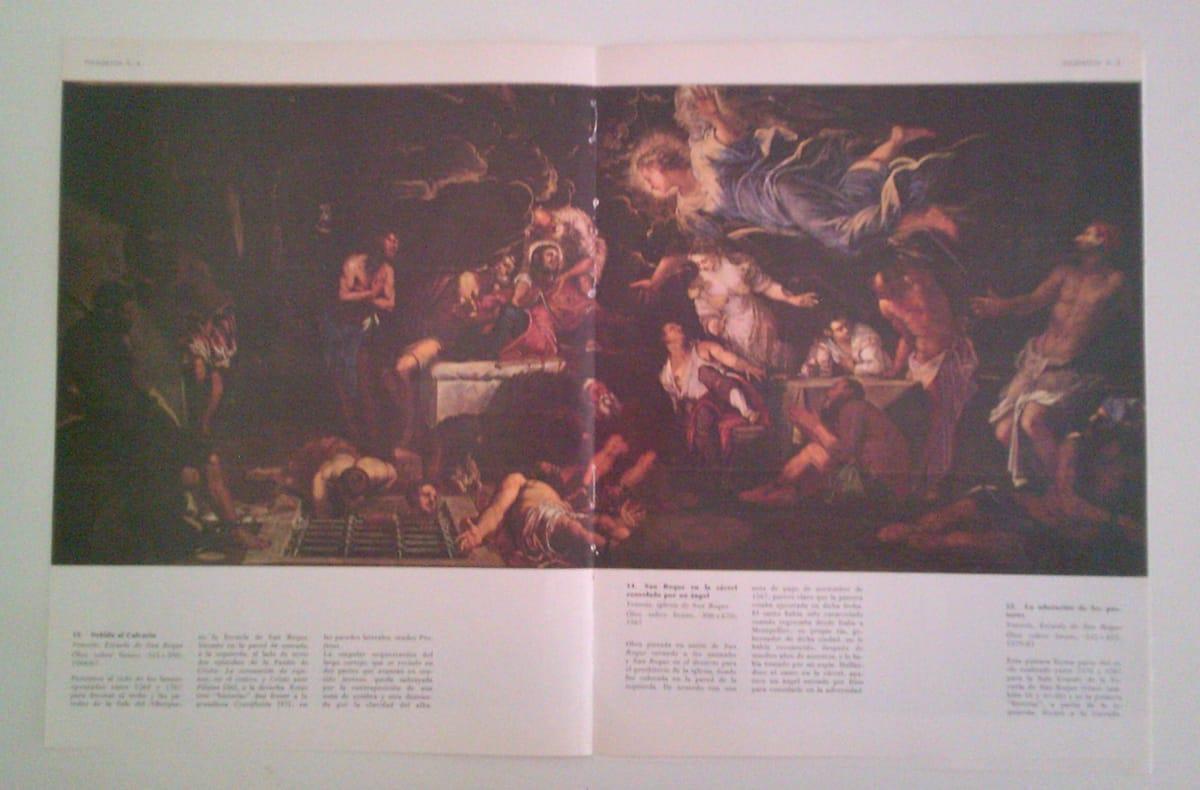 LAMINA 40304: San Roque en la carcel consolado por un angel, por Tintoretto