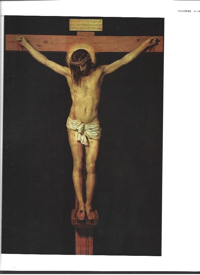 LAMINA 40378: Cristo crucificado, por Velazquez