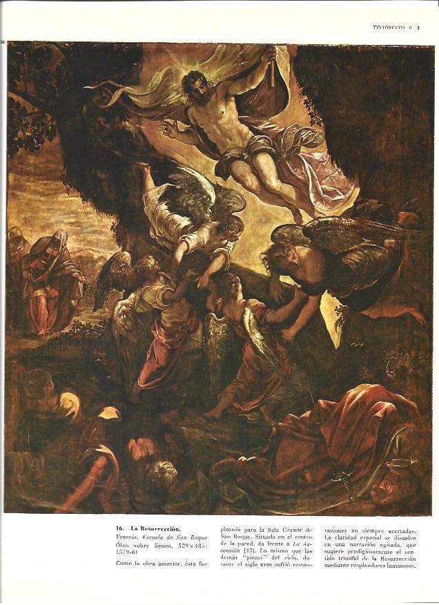 LAMINA 40305: La Resurreccion, por Tintoretto