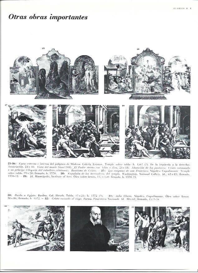 LAMINA 40328: Obras importantes de El Greco