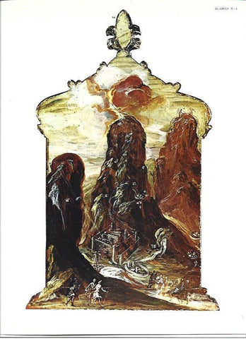 LAMINA 40321: Vista del Monte Sinai, por El Greco