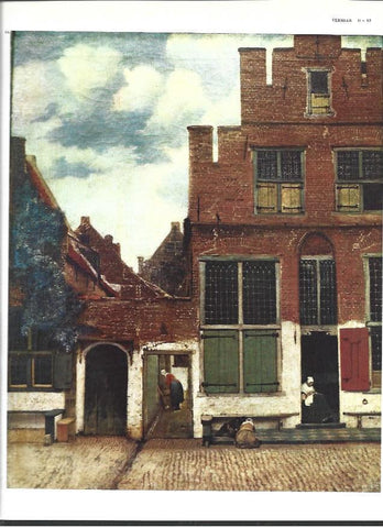 LAMINA 40443: La callejuela de Delft, por Vermeer