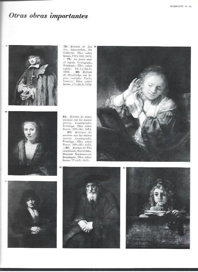 LAMINA 40436: Otras obras de Rembrandt