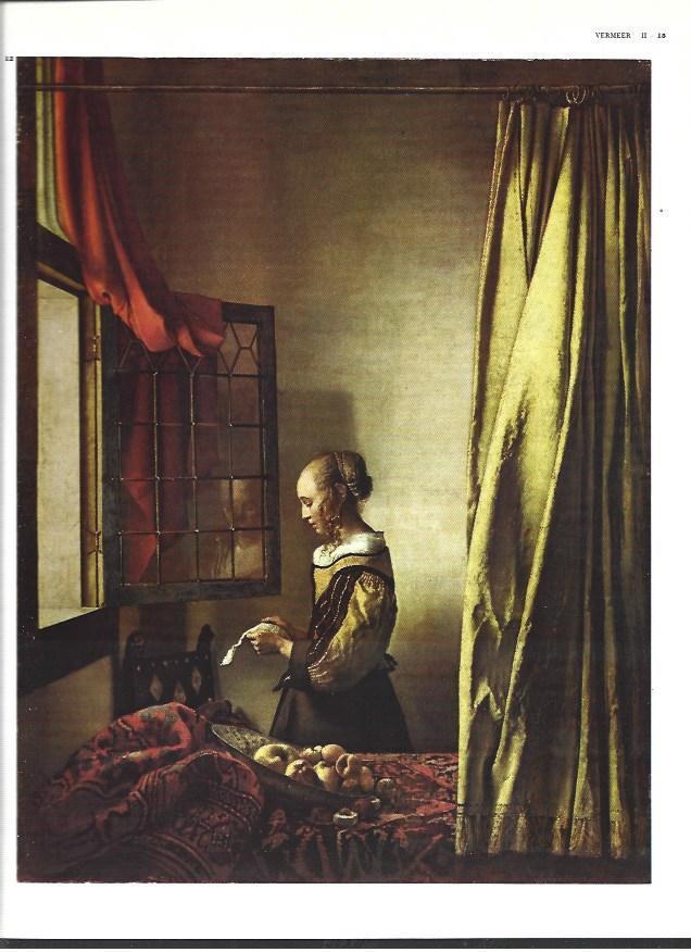 LAMINA 40441: Muchacha leyendo una carta, por Vermeer