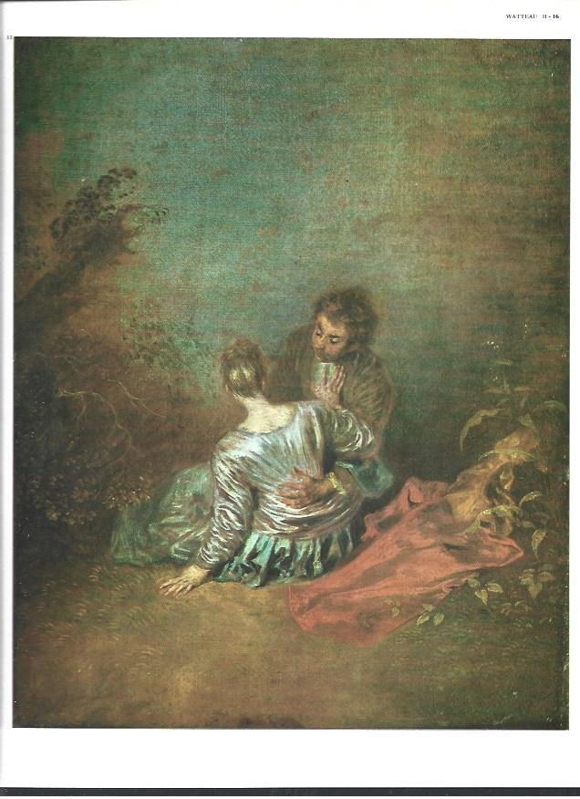 LAMINA 40454: El paso en falso, por Watteau