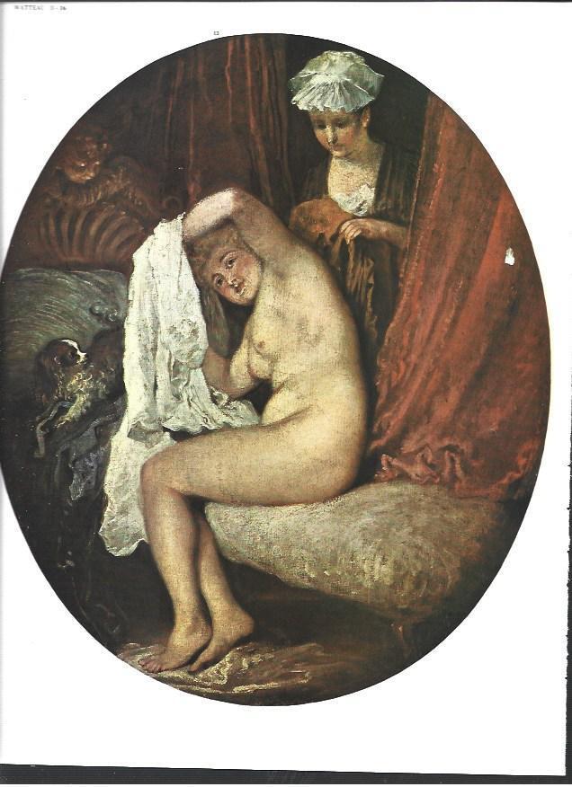 LAMINA 40455: El aseo, por Watteau