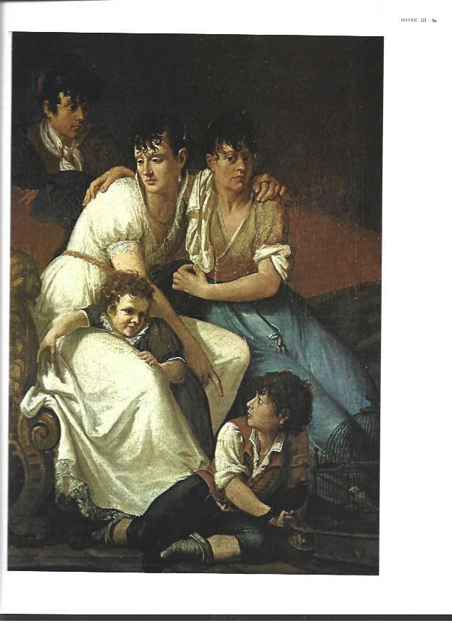LAMINA 40475: Grupo de familia, por Hayez