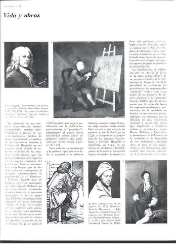 LAMINA 40461: Autorretratos de Hogarth