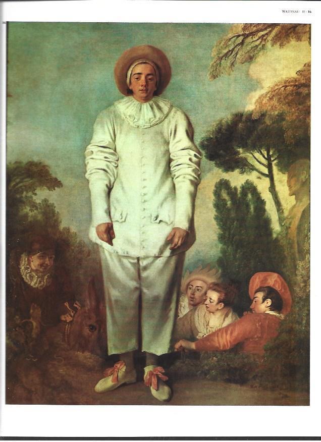 LAMINA 40457: Gilles o Pierrot, por Watteau