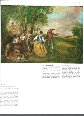 LAMINA 40456: Los pastores, por Watteau