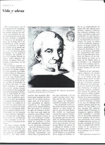 LAMINA 40393: Autorretrato de Zurbaran