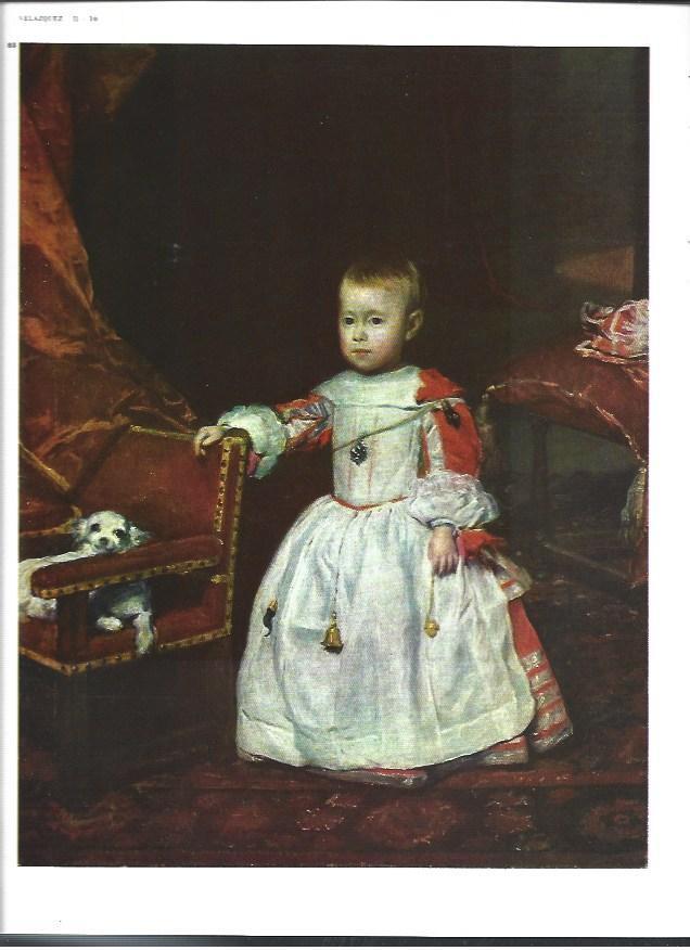 LAMINA 40390: El principe Felipe Prospero, por Velazquez