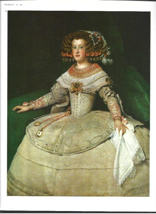 LAMINA 40389: La infanta Maria Teresa a los catorce años, por Velazquez