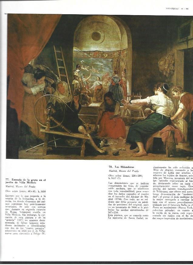 LAMINA 40388: Las hilanderas, por Velazquez
