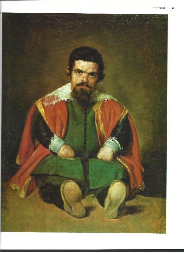 LAMINA 40385: El bufon Sebastian de Mora, por Velazquez