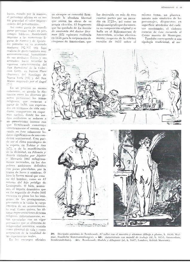 LAMINA 40427: Dibujos de Rembrandt