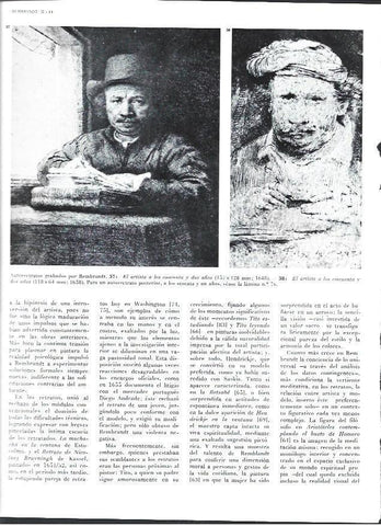 LAMINA 40426: Autorretratos grabados por Rembrandt