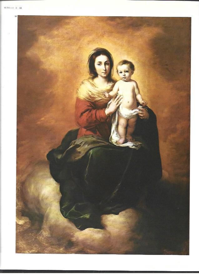 LAMINA 40407: Virgen con el Niño, por Murillo