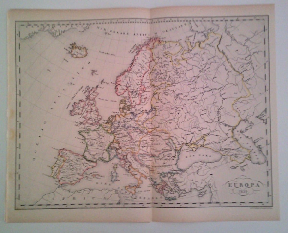 LAMINA 40675: Mapa de Europa en 1838