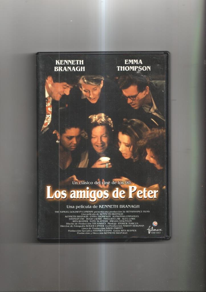 Pelicula en DVD: Los amigos de Peter, una película de Kenneth Branagh