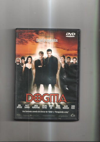 Pelicula en DVD: Dogma. Interpretada por: Ben Affleck, Matt Damon entre otros