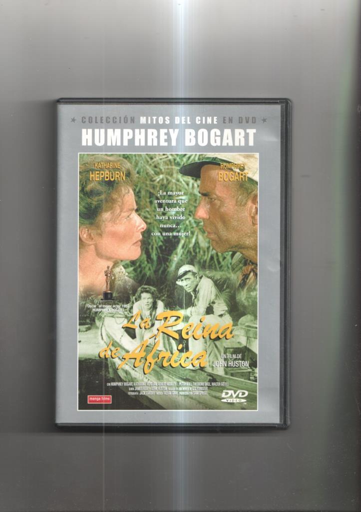 Pelicula en DVD: La Reina de África (1951). Con Katherine Hepburn, Humphrey Bogart
