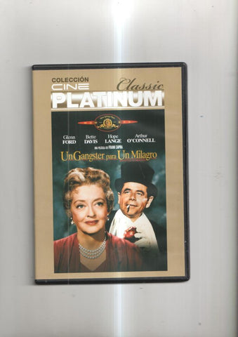 Pelicula en DVD: Un gangster para un milagro. Una película de Frank Capra