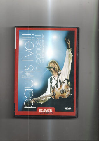 Concierto en DVD:  Paul McCartney is live!!! in concert on the new world tour