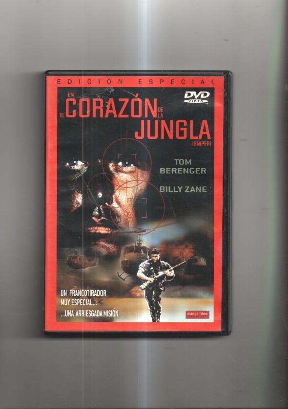Pelicula en DVD: En el corazón de la jungla. Edición especial. Con Tom Berenger y Billy Zane