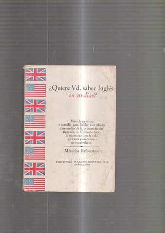 Quiere Vd. saber Ingles en 10 dias ?