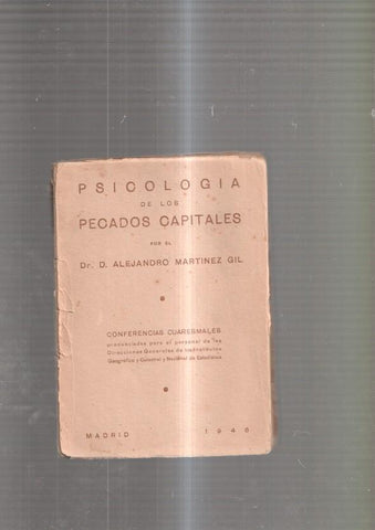 Psicologia de los Pecados Capitales