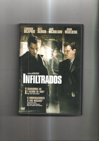 Pelicula en DVD: Infiltrados. Una película de Martin Scorsese
