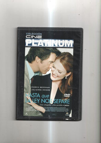 Pelicula en DVD: Hasta que la ley nos separe. Con Pierce Brosnan y Julianne Moore